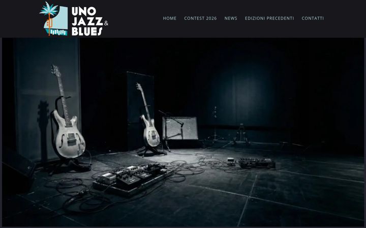 Kuvakaappaus sivustosta unojazzandblues.it