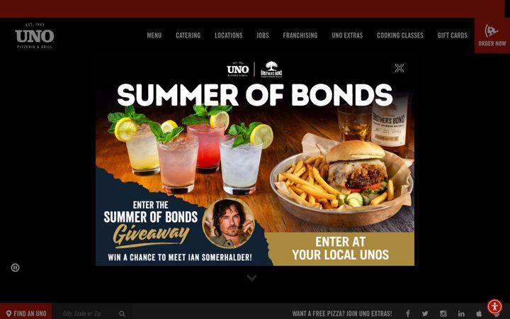 Screenshot of unos.com