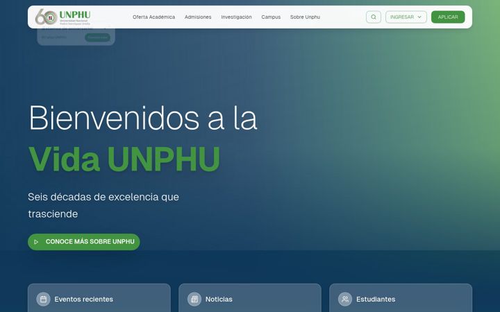 Screenshot of unphu.edu.do