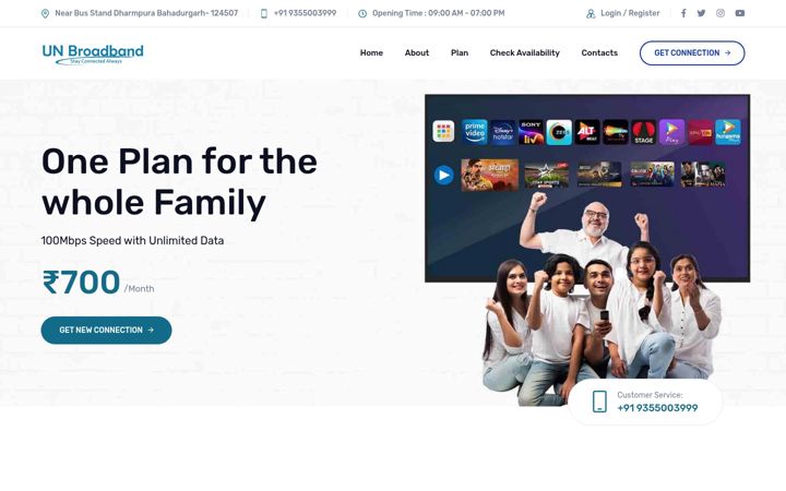 Screenshot of unpl.co.in