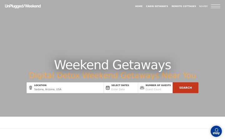Screenshot of unpluggedweekend.com