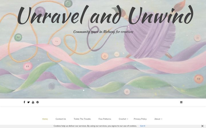 Екранна снимка на unravelandunwind.co.uk