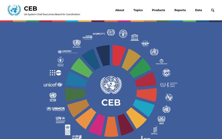 Screenshot of unsceb.org
