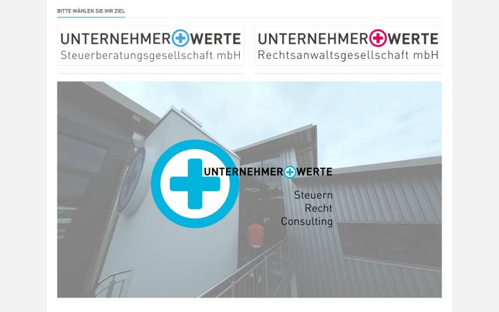 Screenshot of unternehmerwerte.eu