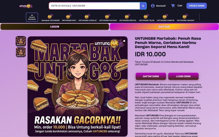 Screenshot of untung88bulwark.com