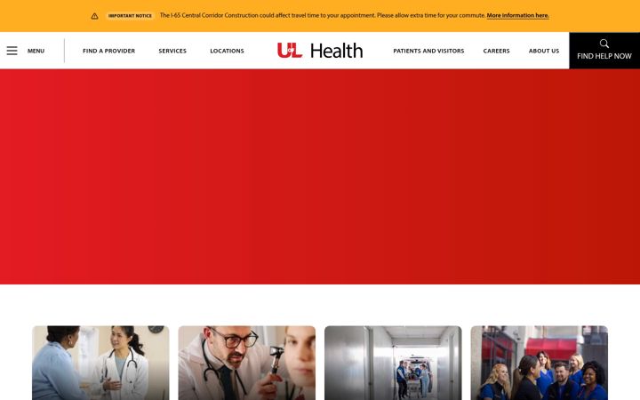 Screenshot of uoflhealth.org