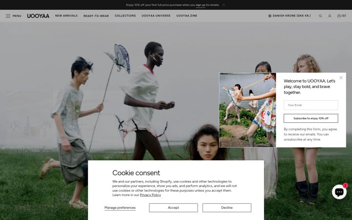 Screenshot of uooyaa.com
