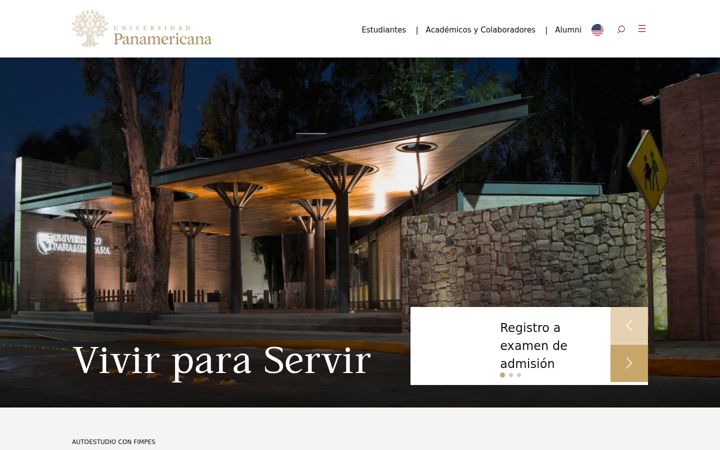 Screenshot of up.edu.mx