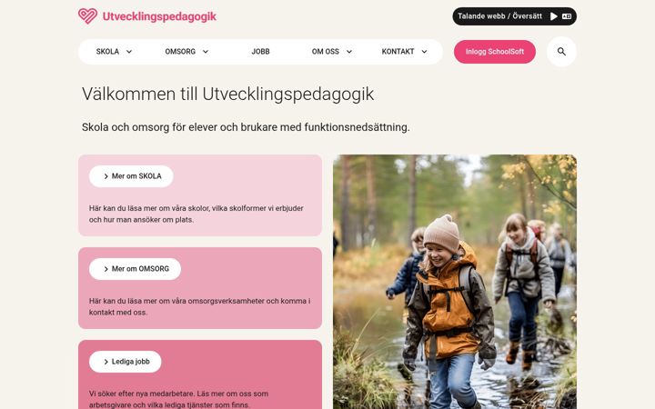 Zrzut ekranu up.se