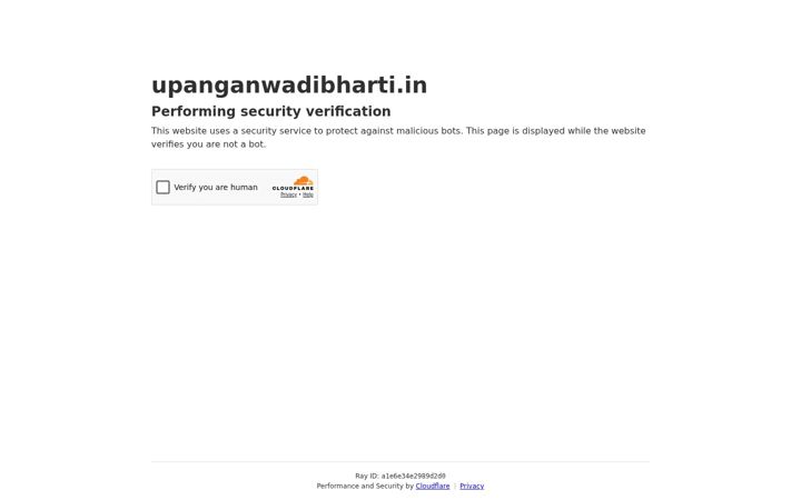 Screenshot of upanganwadibharti.in