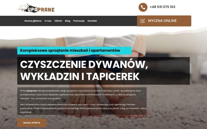 Screenshot ta' upaprane.pl