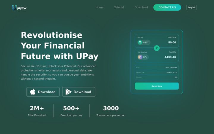 Screenshot of upayvip.com