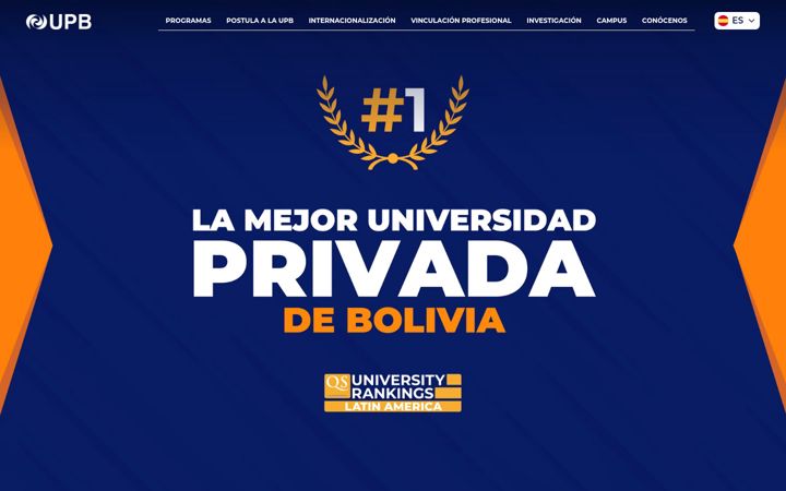Screenshot von upb.edu
