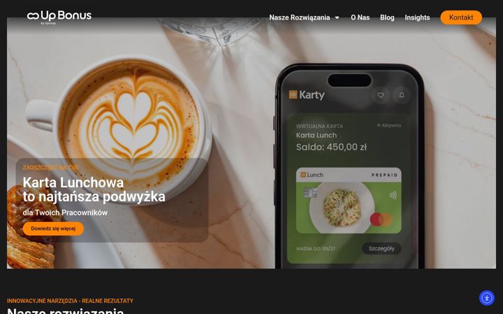 Screenshot of upbonus.pl