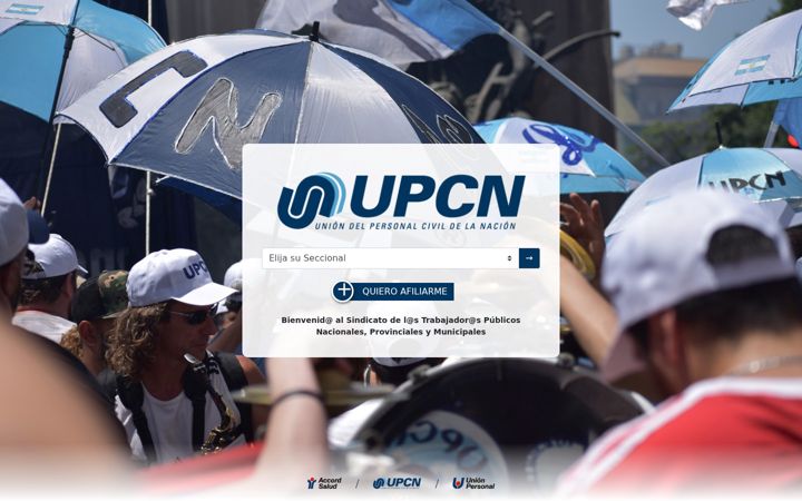 Screenshot of upcndigital.org