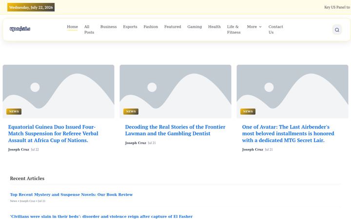 Screenshot of updateprime.nl