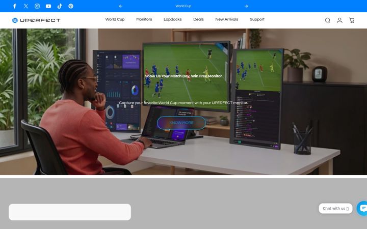Screenshot of uperfect.com
