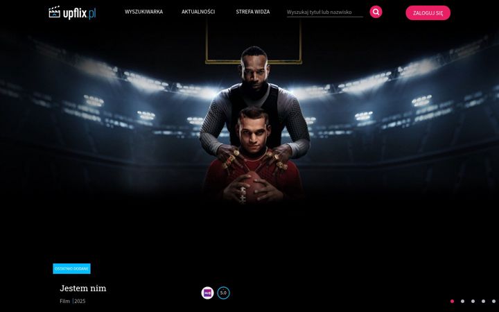 Screenshot of upflix.pl
