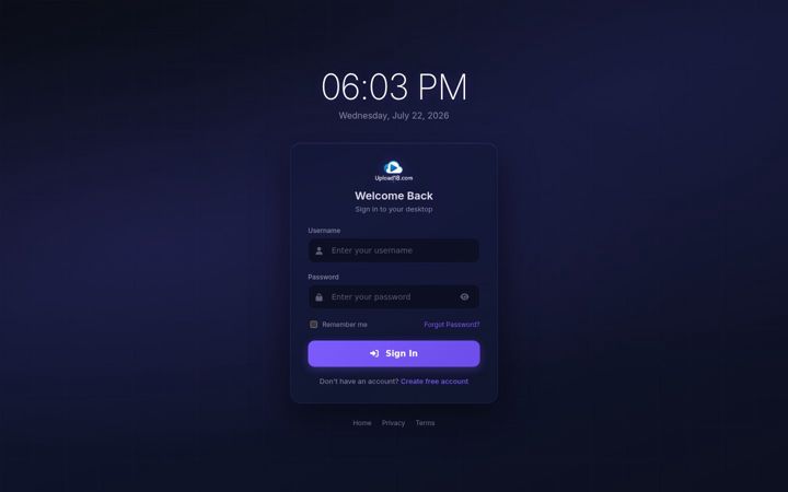 Screenshot of upload18.com