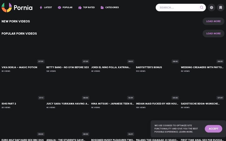 Screenshot of upornia.net