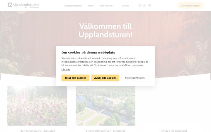 Zrzut ekranu upplandsturen.se