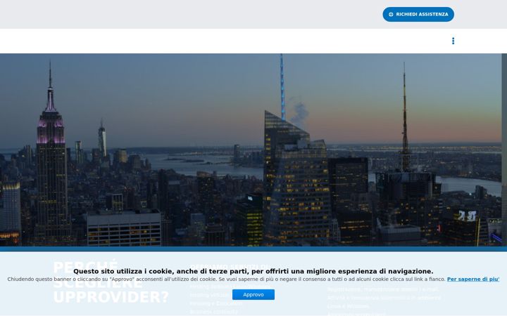 Screenshot of upprovider.it