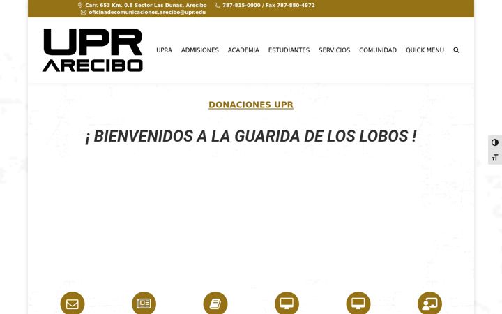 Screenshot of upra.edu