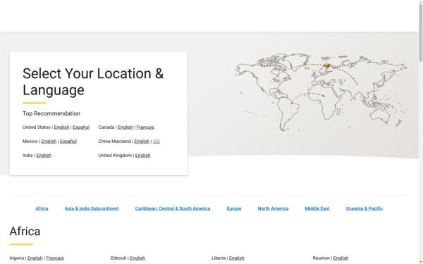 Screenshot of ups.com