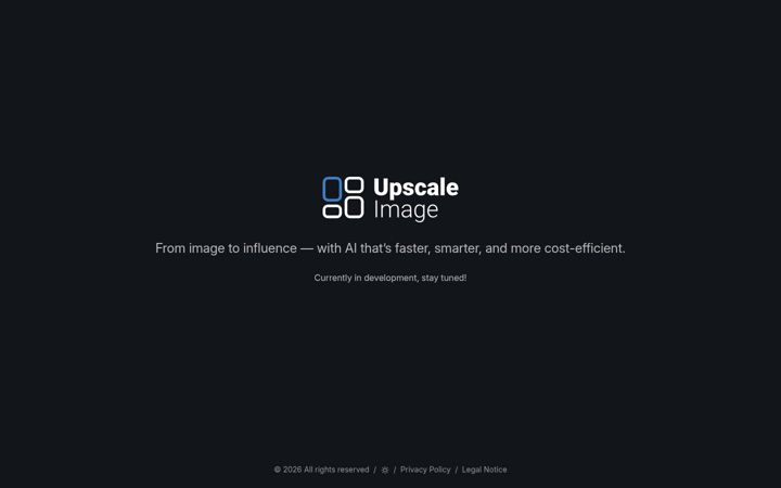 Screenshot of upscaleimage.io