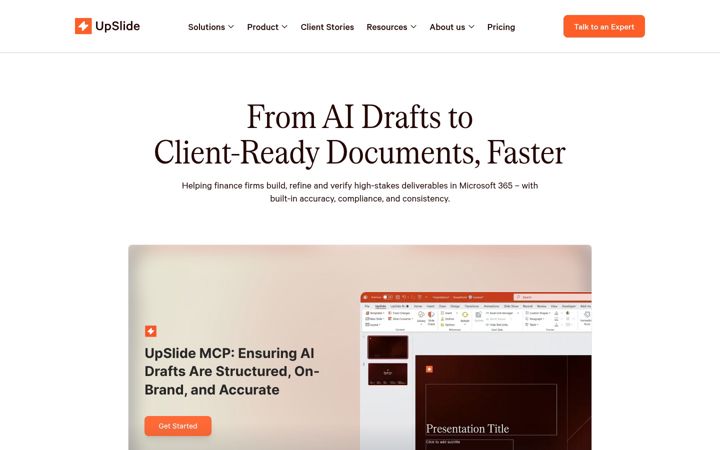 Screenshot of upslide.net