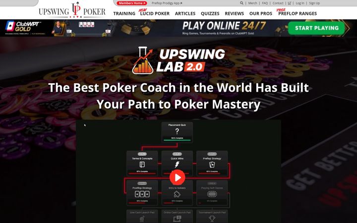 Screenshot of upswingpoker.com