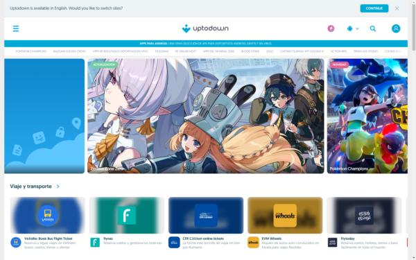Screenshot of uptodown.com
