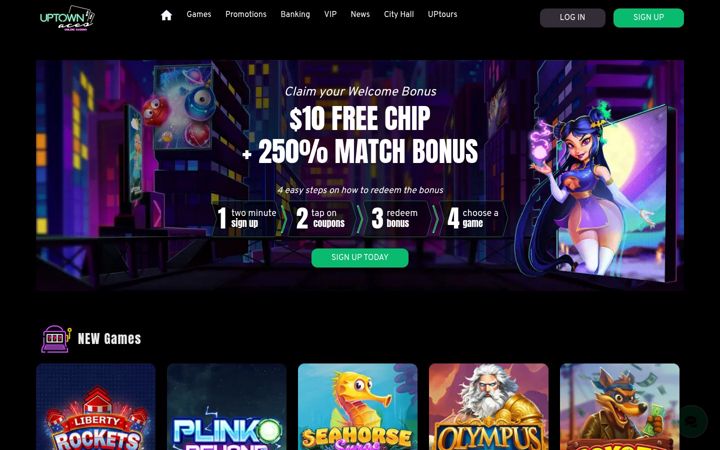 Screenshot of uptownaces.eu