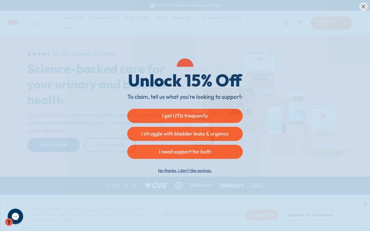 Screenshot ta' uqora.com