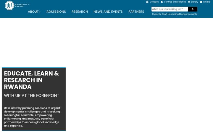 Screenshot of ur.ac.rw