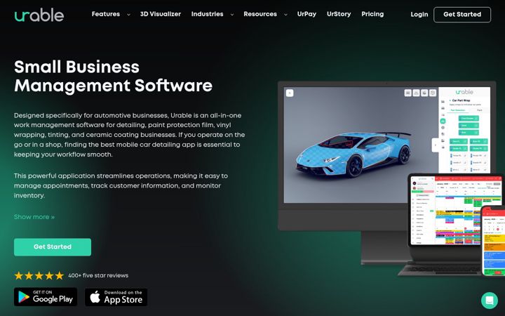 Screenshot von urable.com