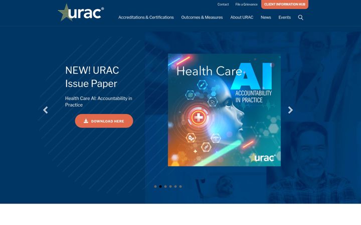 Screenshot of urac.org