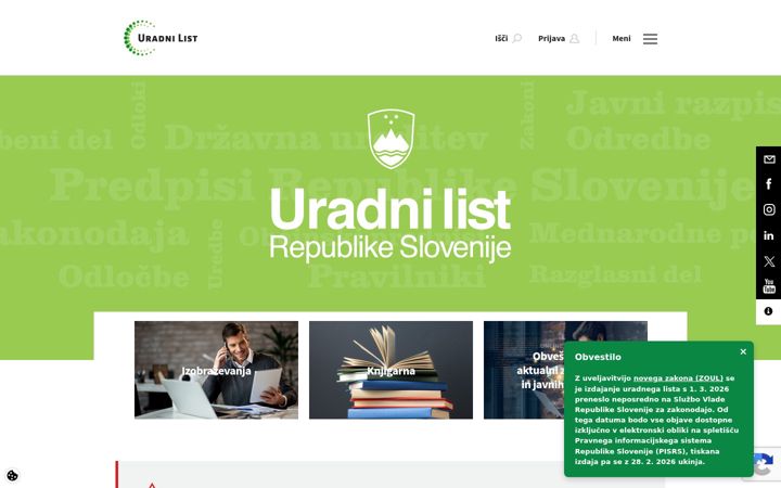 Screenshot of uradni-list.si