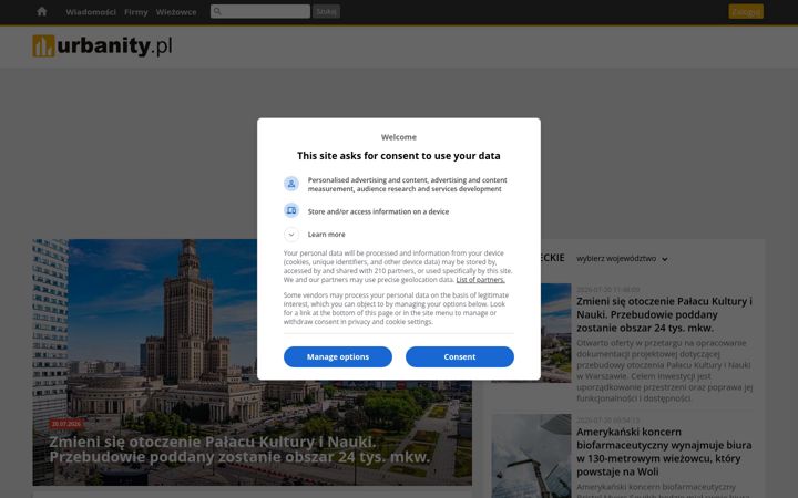 Screenshot of urbanity.pl