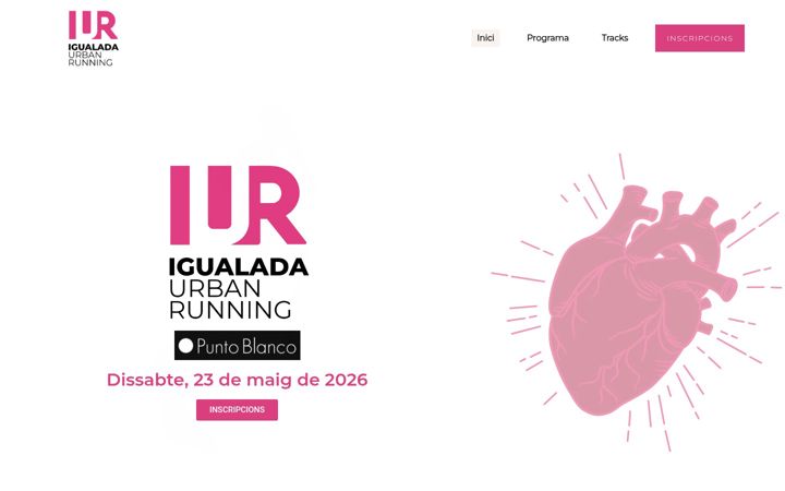 Ekrānuzņēmums no urbanrunning.cat