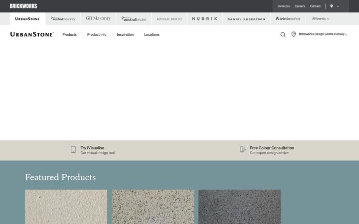 Skärmbild av urbanstone.com.au