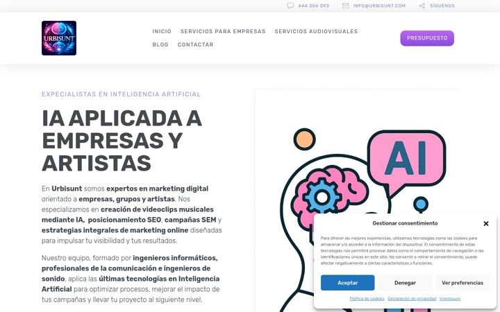 Екранна снимка на urbisunt.com