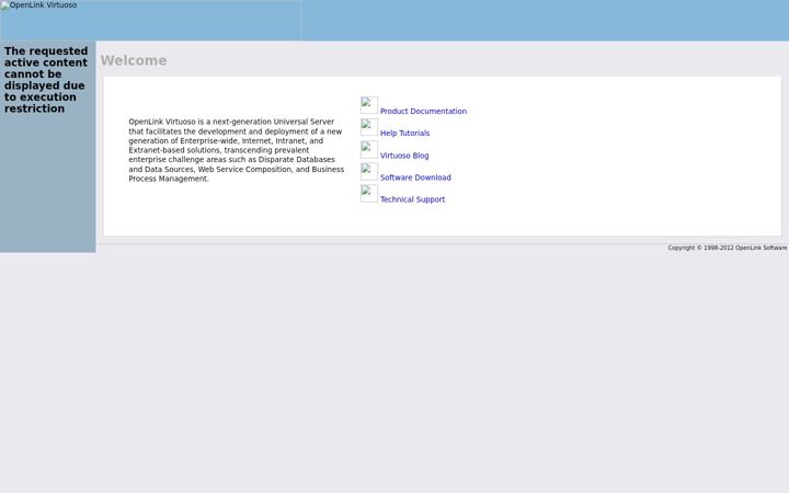 Screenshot of uriburner.com