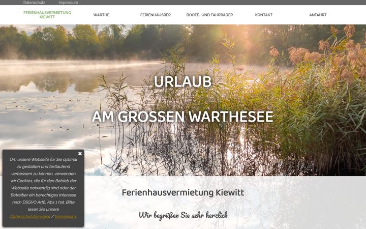 Zrzut ekranu urlaub-am-grossen-warthesee.de
