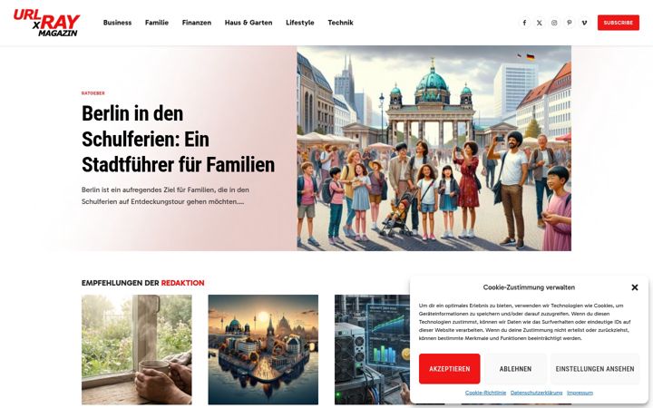 Screenshot of urlxray.com
