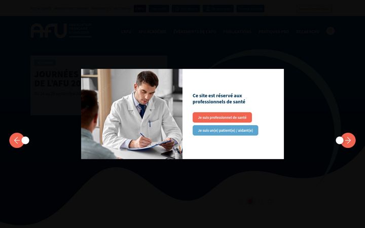 Screenshot of urofrance.org
