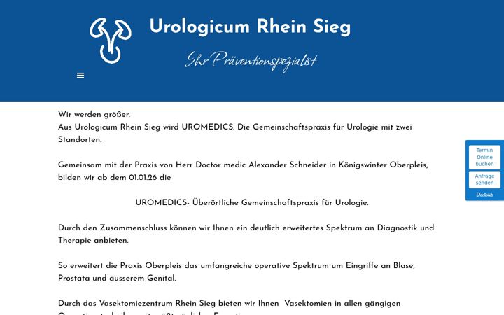 Screenshot of urologe-rueckleben.de