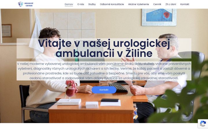 Screenshot of urologiazilina.sk