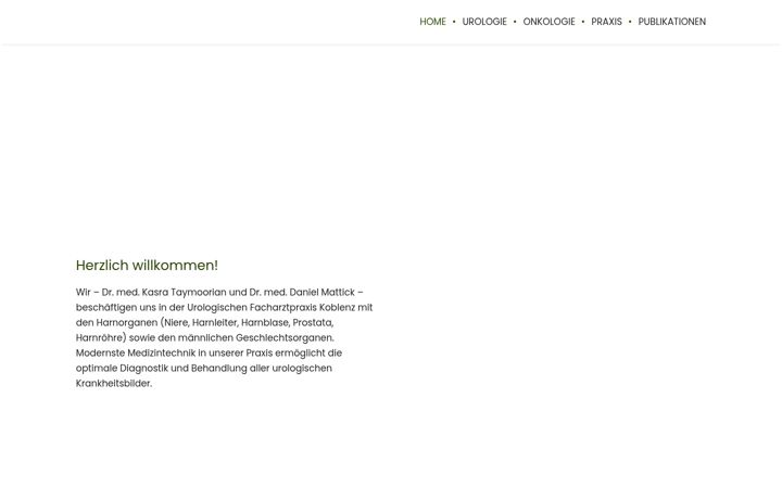 Snimka zaslona za urologie-koblenz.com