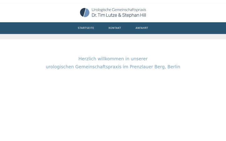 Snimka zaslona za urologie-lutze-hill.de